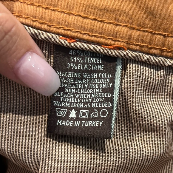 Jack Fit Brushed Coral Sateen - Picture 7 of 7